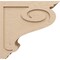 Ekena Millwork 12"W x 24"D x 24"H Classic Scroll Rough Cedar Woodgrain TimberThane Corbel, Primed Tan CORUR12X24X24SCRRCPR - alternate 5